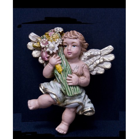 Angel abundancia aplique pequeño en fibromadera