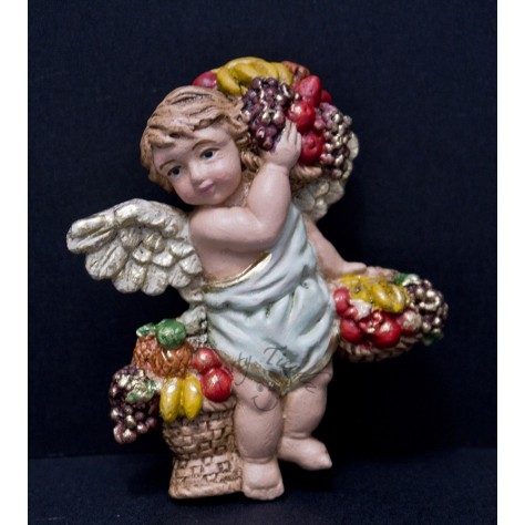 Angel abundancia aplique pequeño en fibromadera