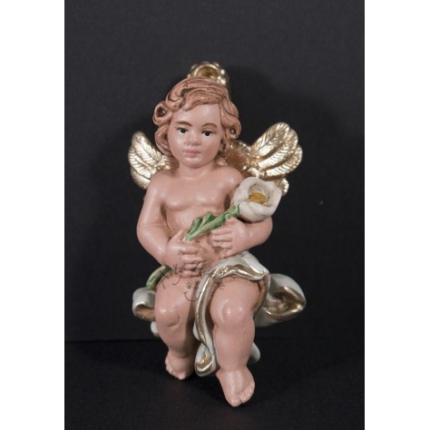 Angel desnudo aplique pequeño en fibromadera