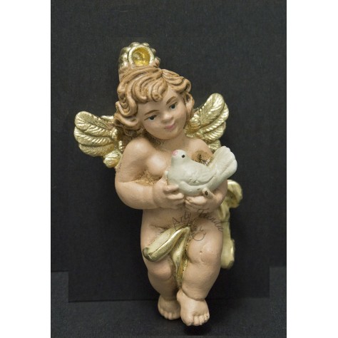 Angel desnudo aplique pequeño en fibromadera