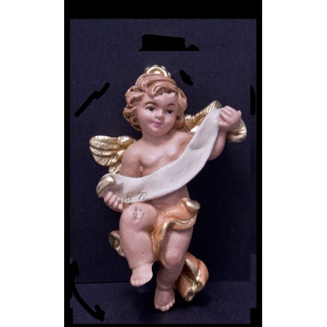 Angel desnudo aplique pequeño en fibromadera