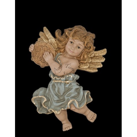 Angel musical aplique mediano en fibromadera