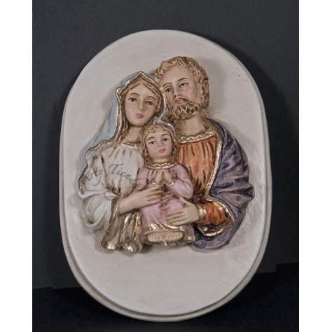 Sagrada familia beige placa aplique en fibromadera