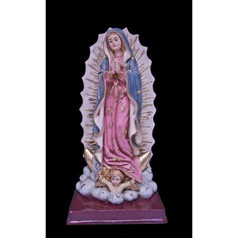 Virgen Guadalupe bulto en fibromadera