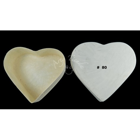 Cofre corazón en fibra de vidrio