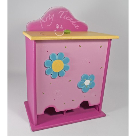 Country dispensador de protectores y toallas en MDF diferentes colores