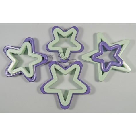 Cortador estrella plásticos por 8 unidades