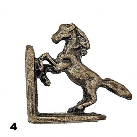 Caballo porta libros en zamack
